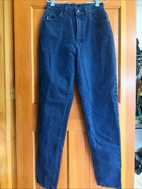 Riders by Lee Dark Wash High Rise Mom Jeans 10 Long Made in USA